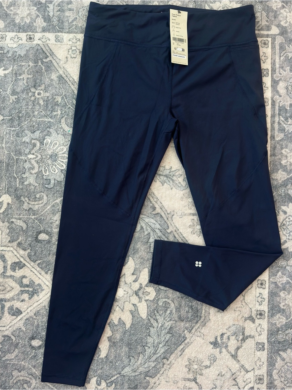 Sweaty Betty NWT Women’s Navy Power Workout Leggings Size US 14/UK XXL